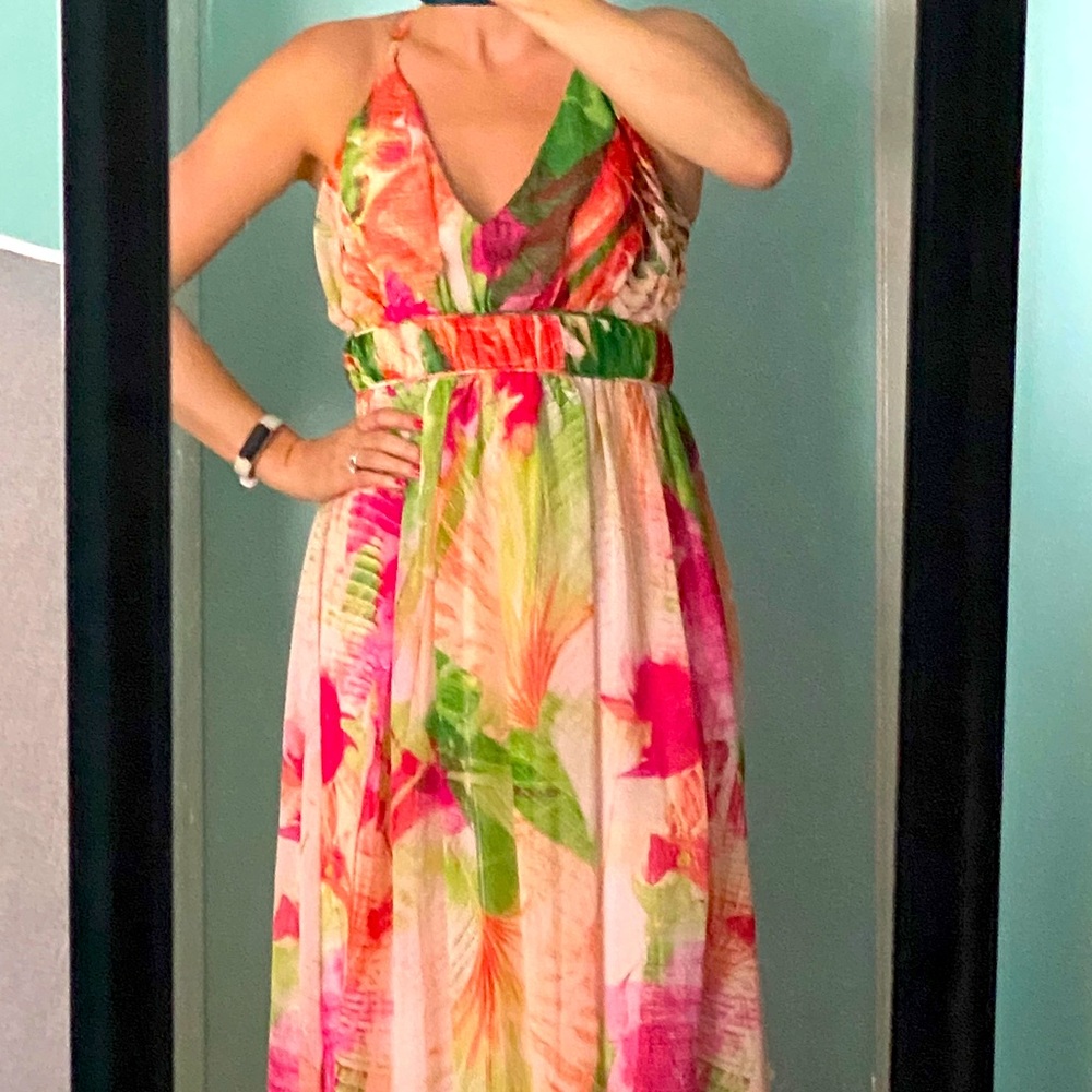 Floral maxi dress